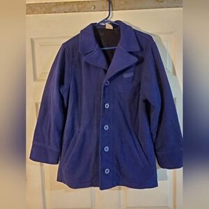 Blue Button-Up Coat